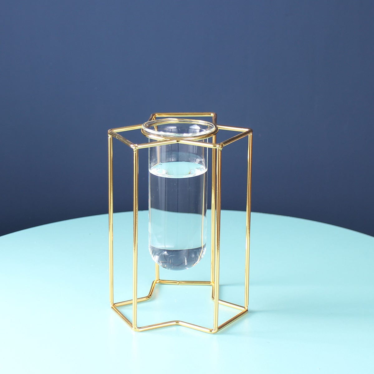 Vase en verre ocre – ambiance zen