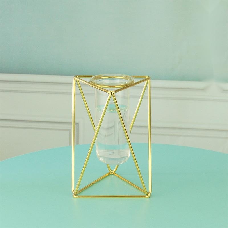 Vase en verre ocre – ambiance zen