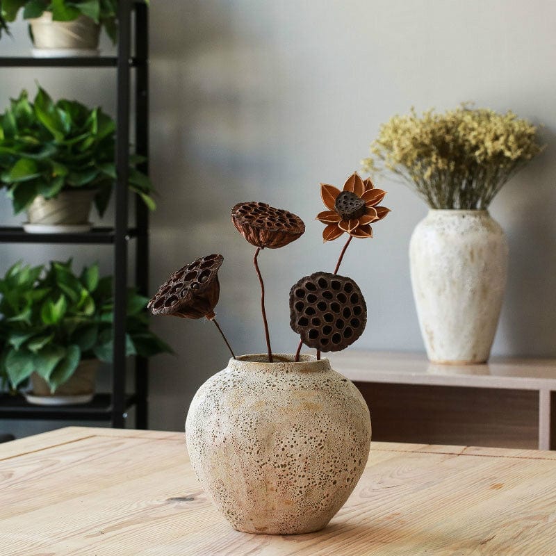 vase moderne rose – ambiance zen