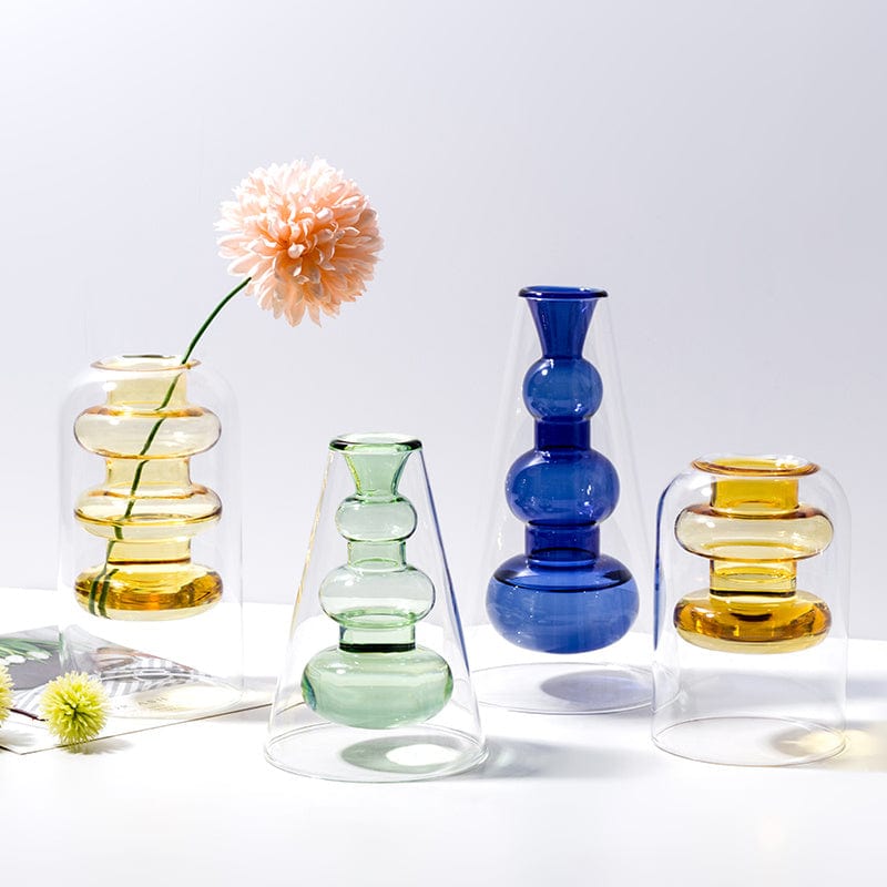 Vase en verre – style contemporain