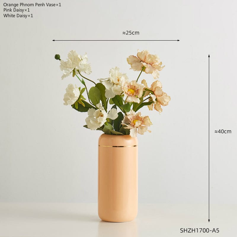 Vase en céramique design – Touche lumineuse pour intérieur chic