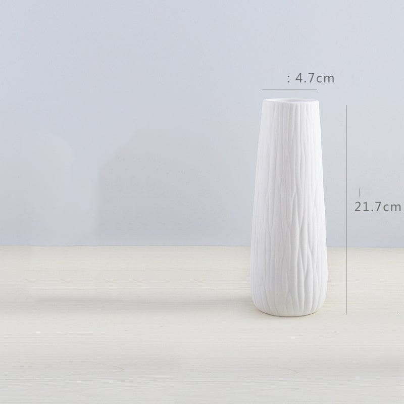 Vase en céramique ondulée – Élégance moderne pour intérieur design
