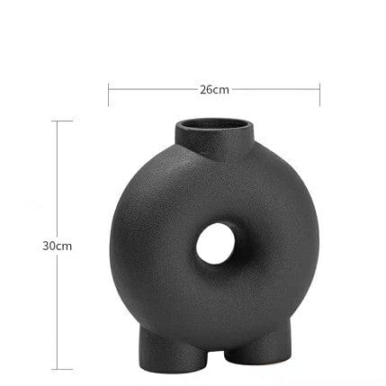 Vase en céramique noir – décoration intérieure