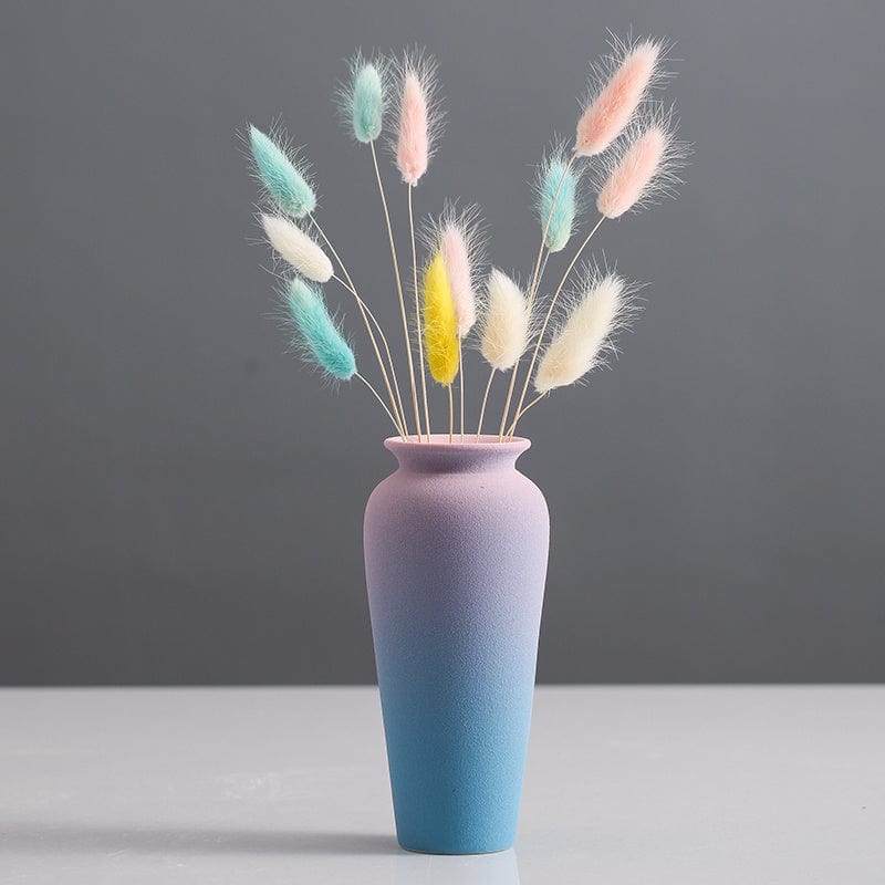 Vase céramique dégradé pastel – Harmonie poétique pour votre intérieur