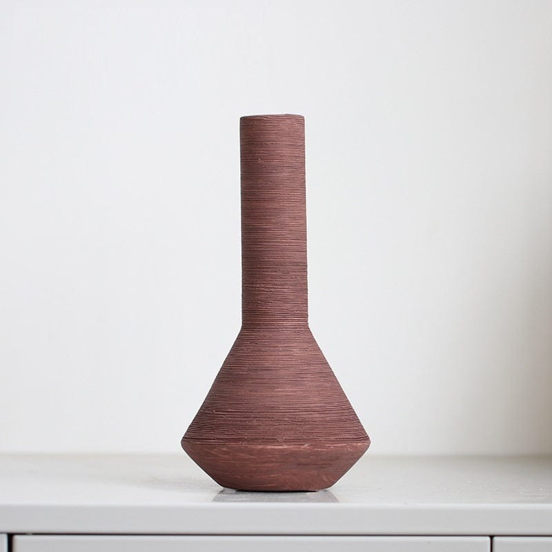 Vase céramique mat coloré – Élégance artisanale pour intérieur inspiré