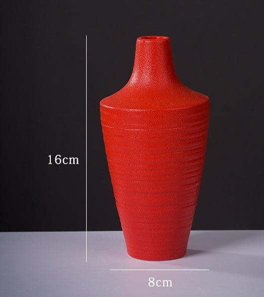 Vase céramique mat coloré – Élégance contemporaine pour intérieur vibrant
