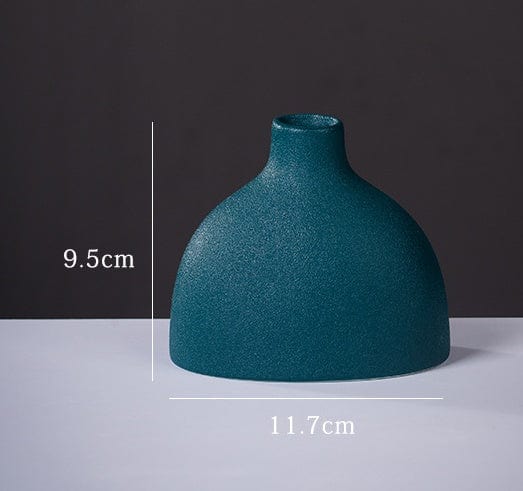 Vase céramique mat coloré – Élégance contemporaine pour intérieur vibrant