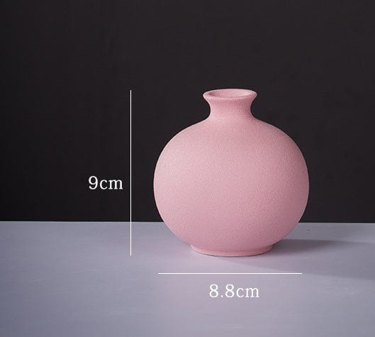 Vase céramique mat coloré – Élégance contemporaine pour intérieur vibrant