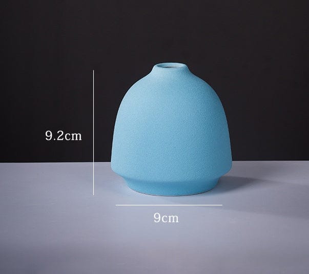 Vase céramique mat coloré – Élégance contemporaine pour intérieur vibrant