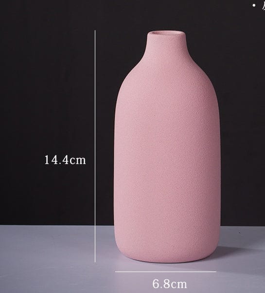 Vase céramique mat coloré – Élégance contemporaine pour intérieur vibrant