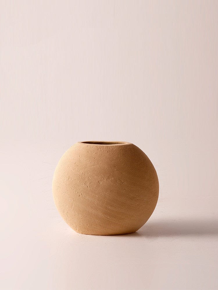 Vase céramique marron mat – Élégance brute pour un intérieur vibrant