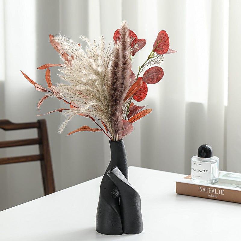 Vase céramique noir design main – Une touche d’art dans votre intérieur