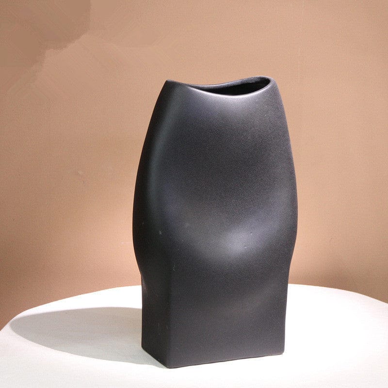 Vase en céramique style sculpture – Élégance moderne pour salon