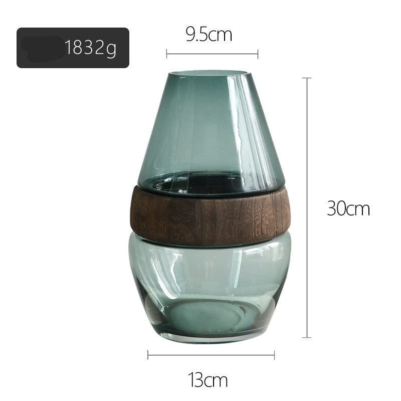Vase en verre rond – élégance minimaliste