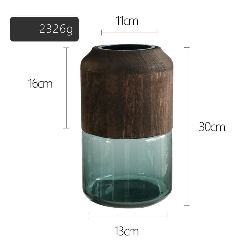 Vase en verre rond – élégance minimaliste