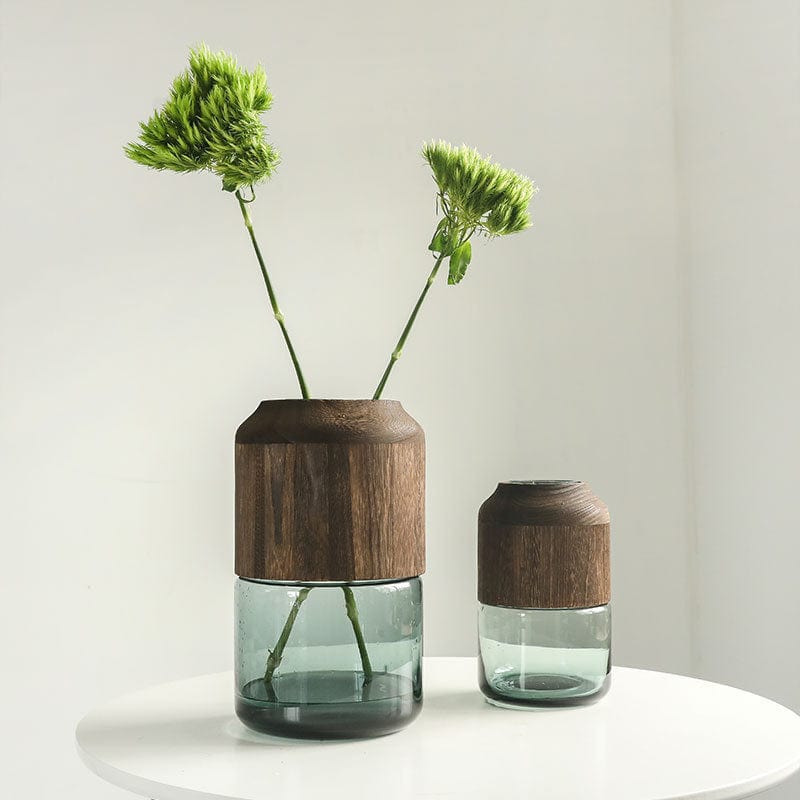 Vase en verre rond – élégance minimaliste