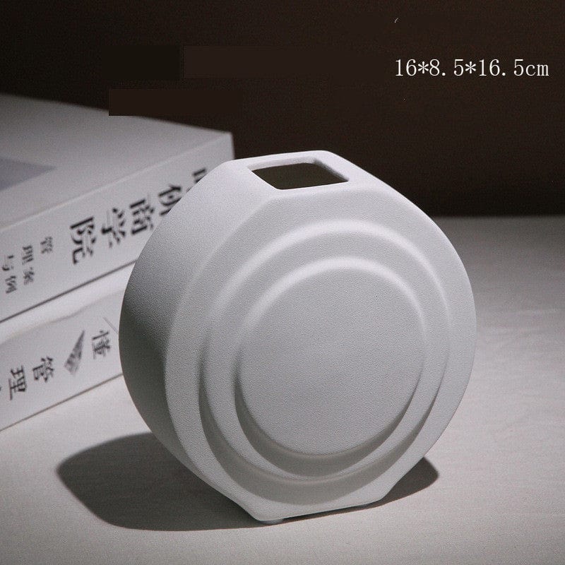 Vase en céramique – Style géométrique audacieux pour déco moderne