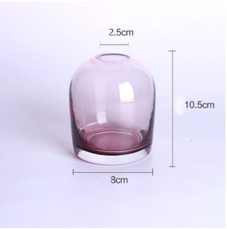 vase en verre moderne bleu – touche artistique