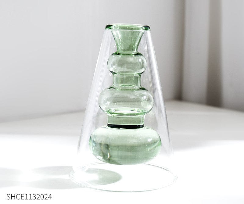 Vase en verre – style contemporain