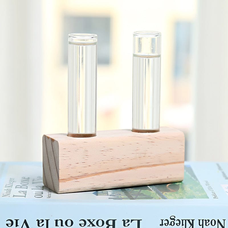 Vase en verre asymétrique – déco salon lumineux
