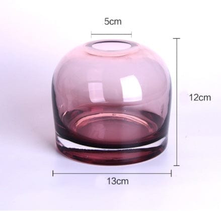 vase en verre moderne bleu – touche artistique