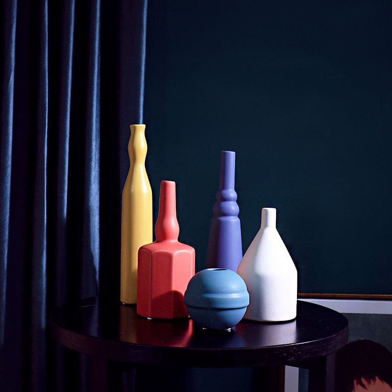 Vase en céramique coloré – Collection design pour déco moderne