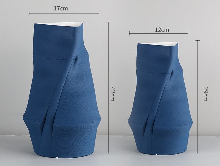 Vase design en céramique bombée – Touche moderne pour déco audacieuse