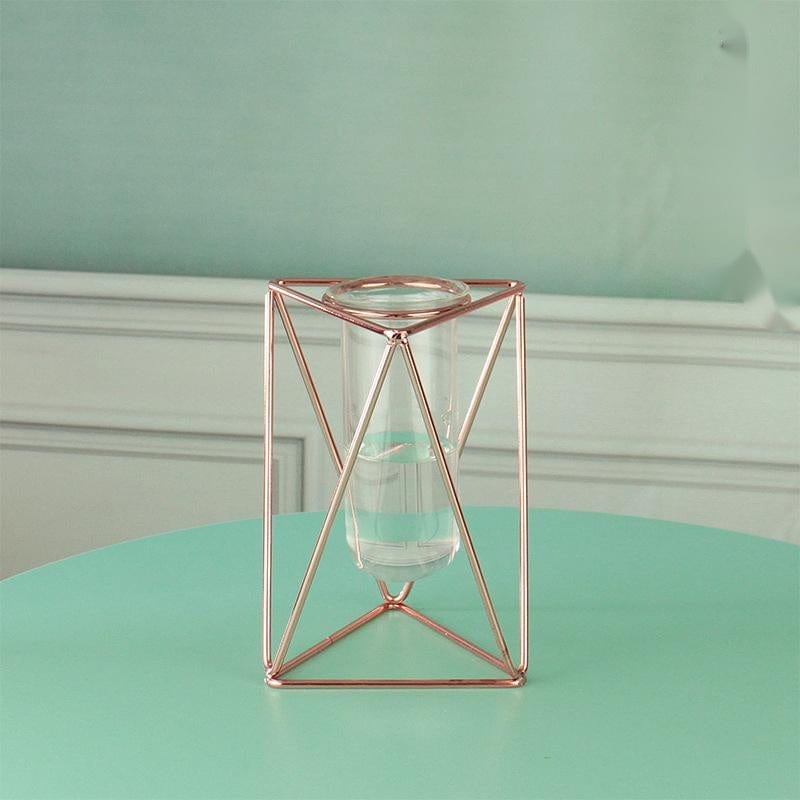 Vase en verre ocre – ambiance zen