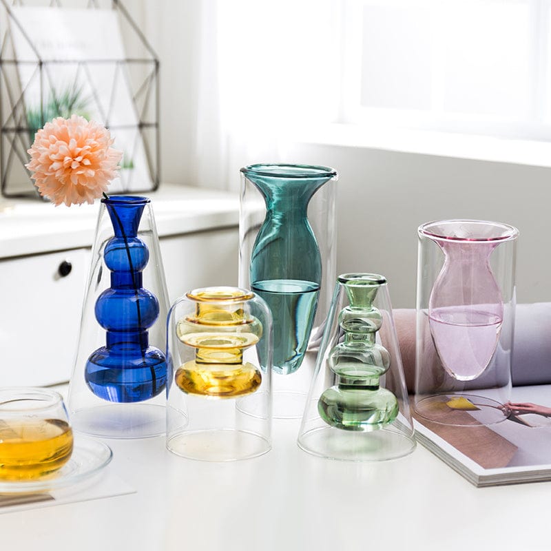 Vase en verre – style contemporain