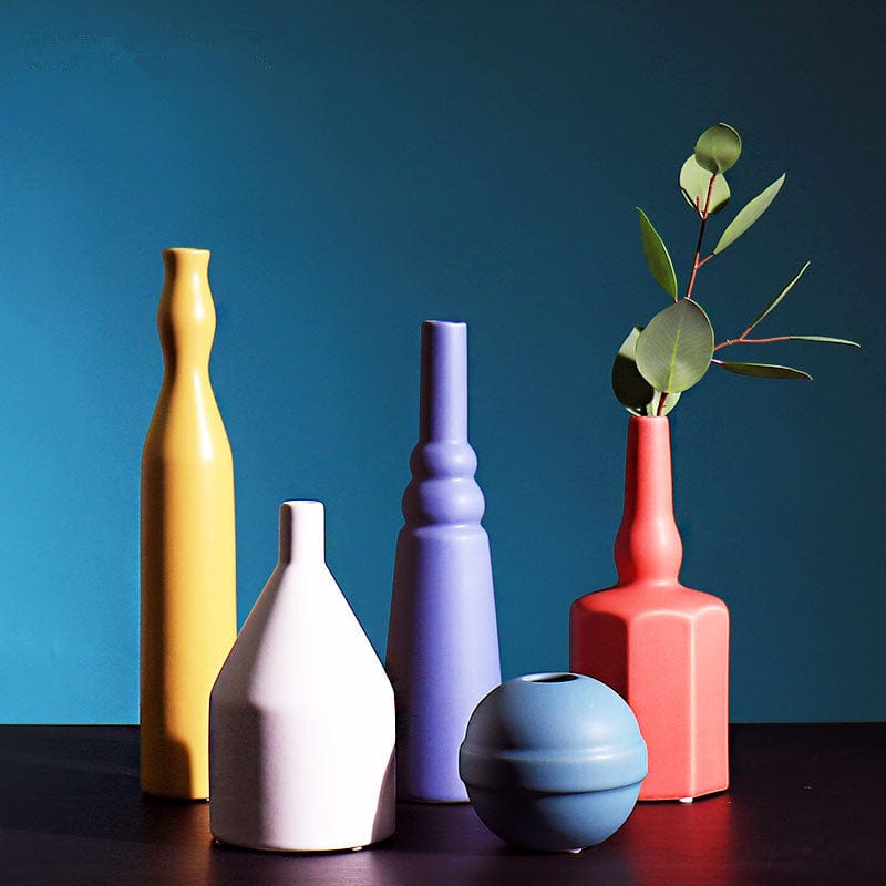 Vase en céramique coloré – Collection design pour déco moderne