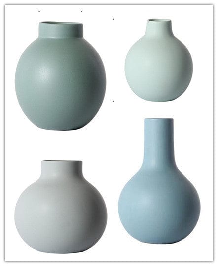 Vase rond mat – Céramique pastel minimaliste pour intérieur apaisant