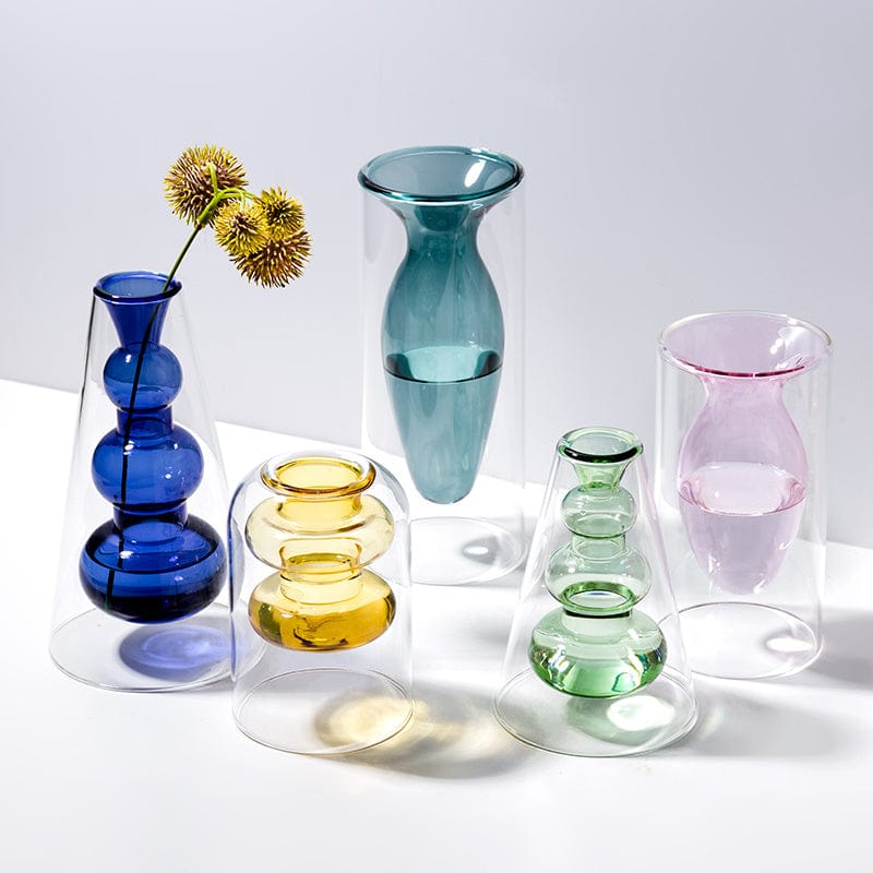 Vase en verre – style contemporain