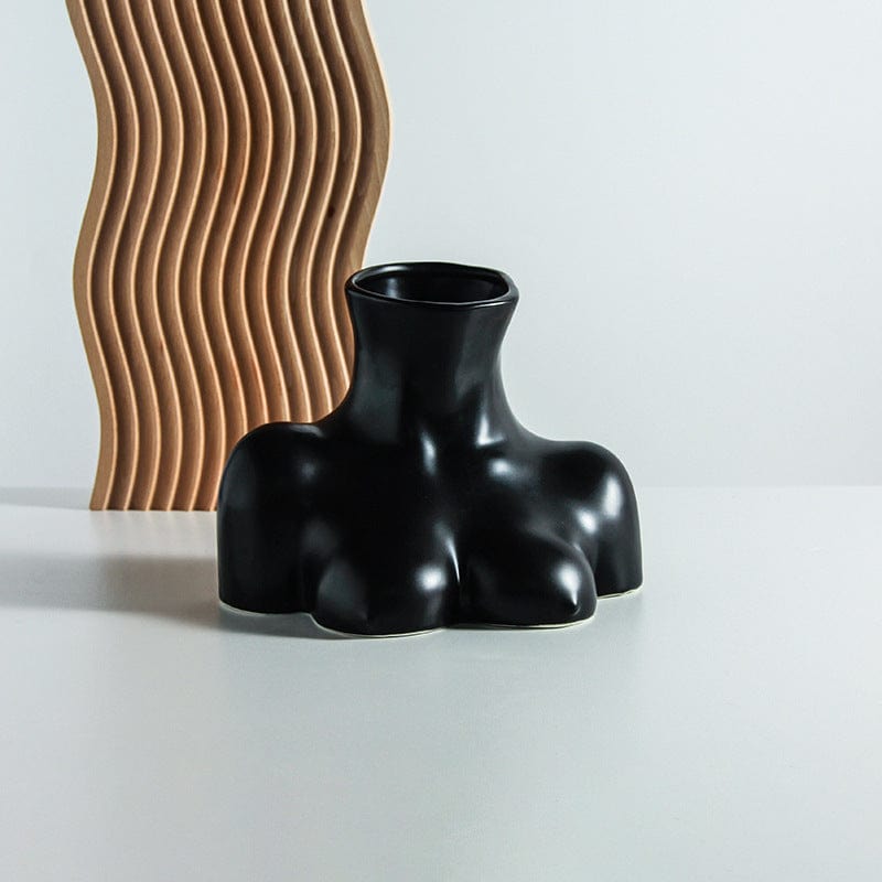 Vase visage en céramique – Buste artistique pour déco moderne
