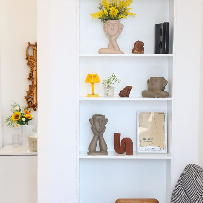 Vase Visage design – touche artistique