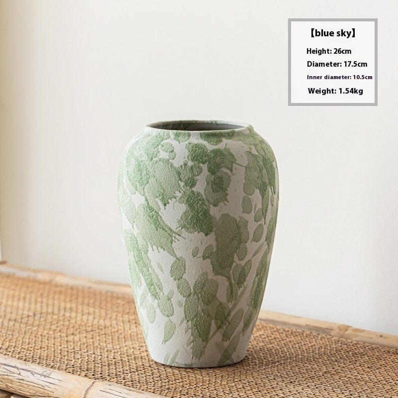 Vase haut coloré en céramique - Élégance pour déco sublime