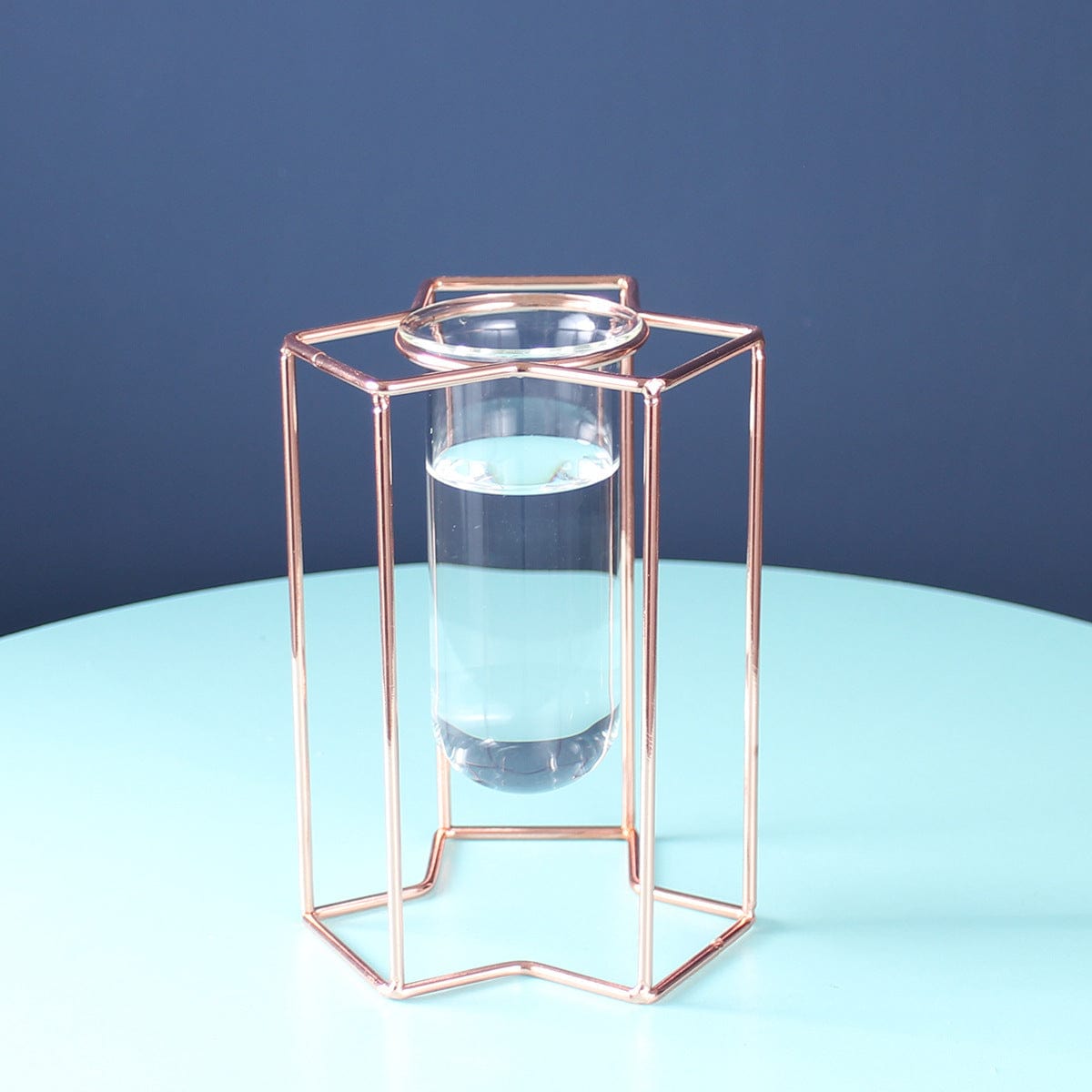 Vase en verre ocre – ambiance zen