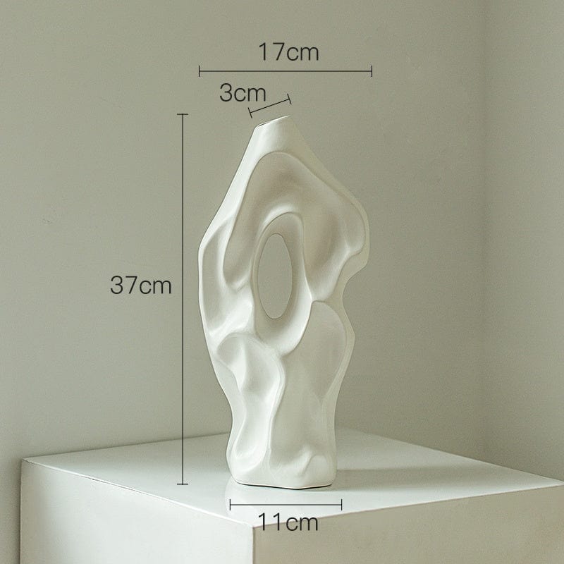 Vase noir céramique - Intérieur élégant