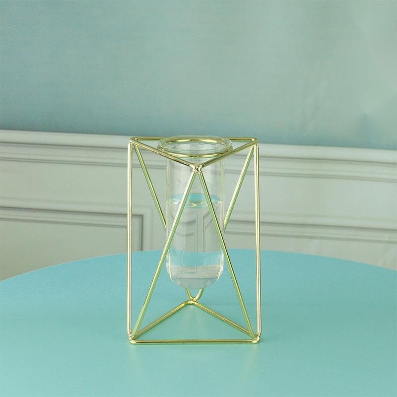 Vase en verre ocre – ambiance zen
