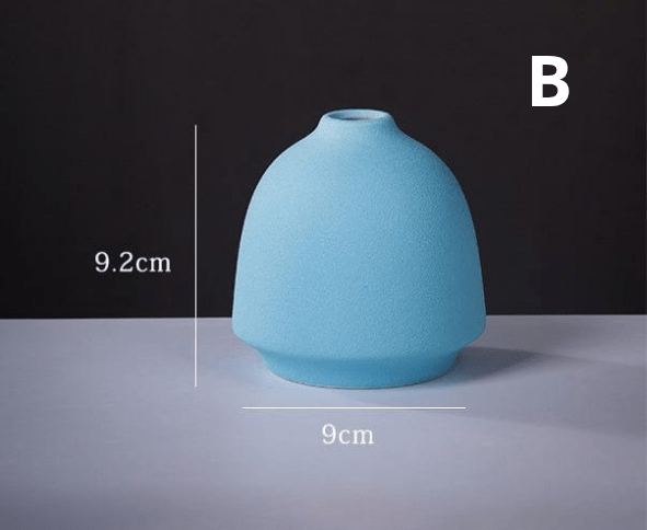 ElegantVase vase B Vase en céramique mat coloré - Élégance contemporaine