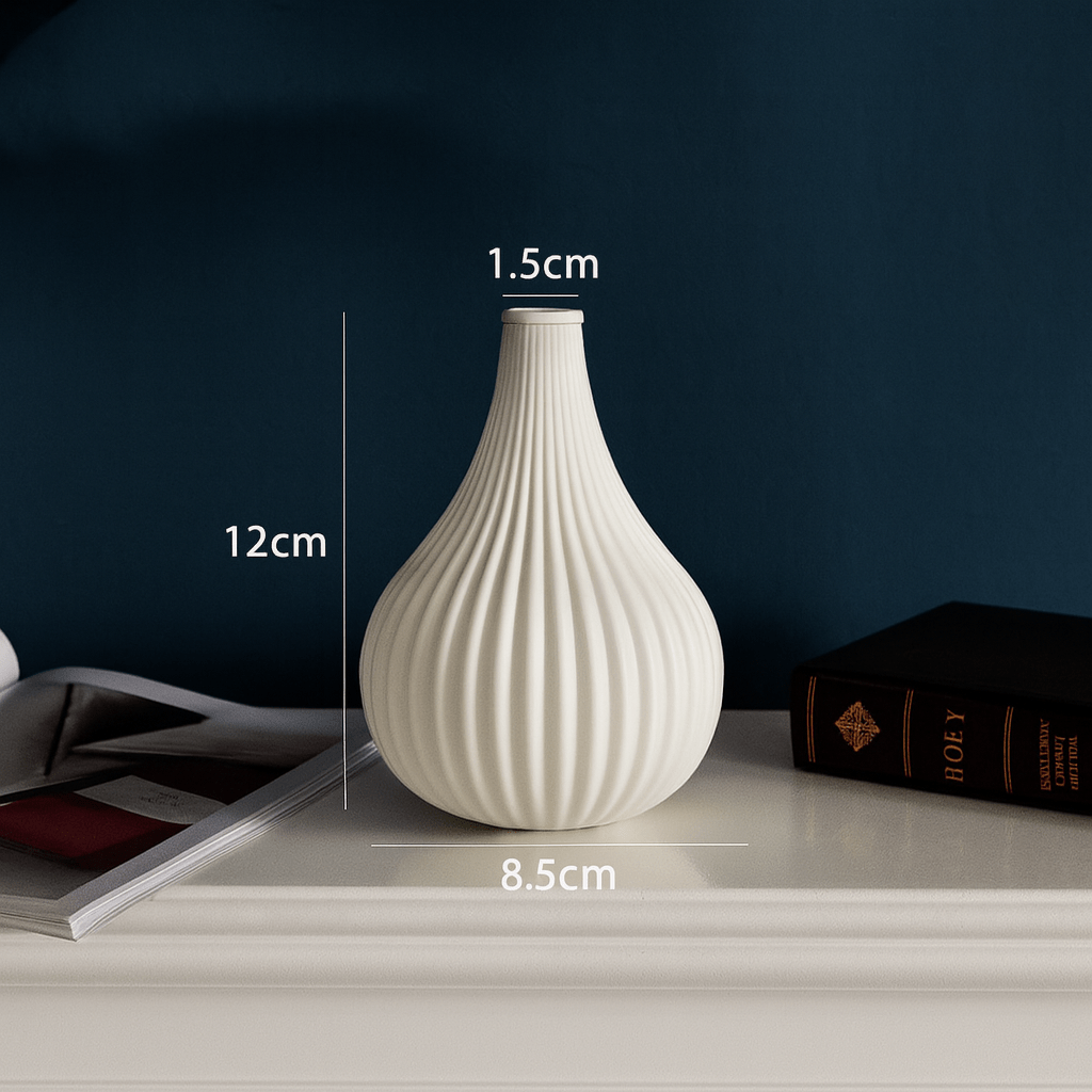 ElegantVase vase Blanc Ac Vase Céramique Design Coloré Scandinave