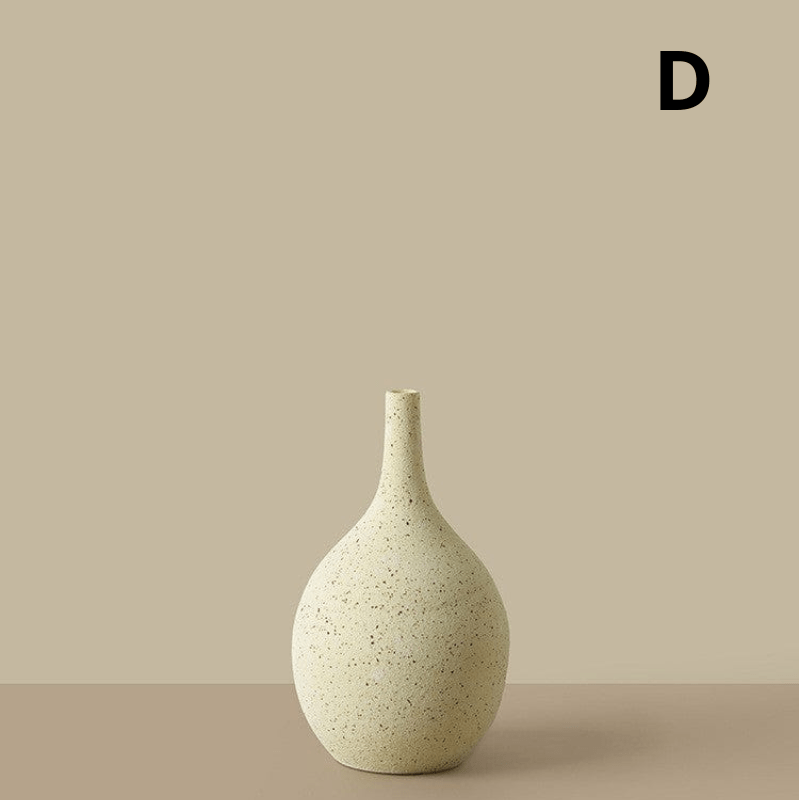 ElegantVase vase D Vase en Céramique Jaune et Vert - Style Moderne
