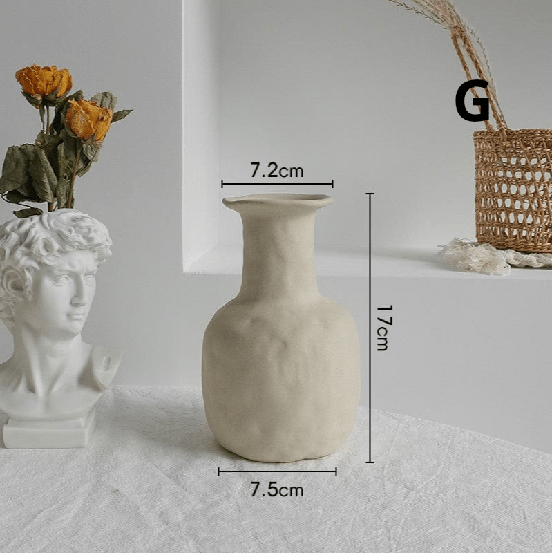 ElegantVase vase G Vase Céramique Beige - Formes Modernes