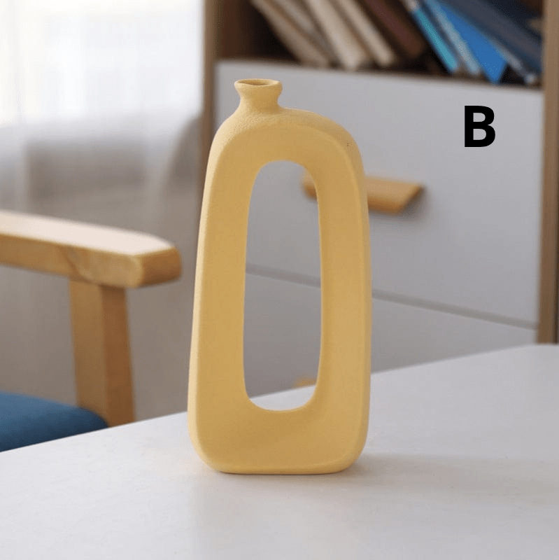 ElegantVase vase Jaune / B Vase céramique artisanal