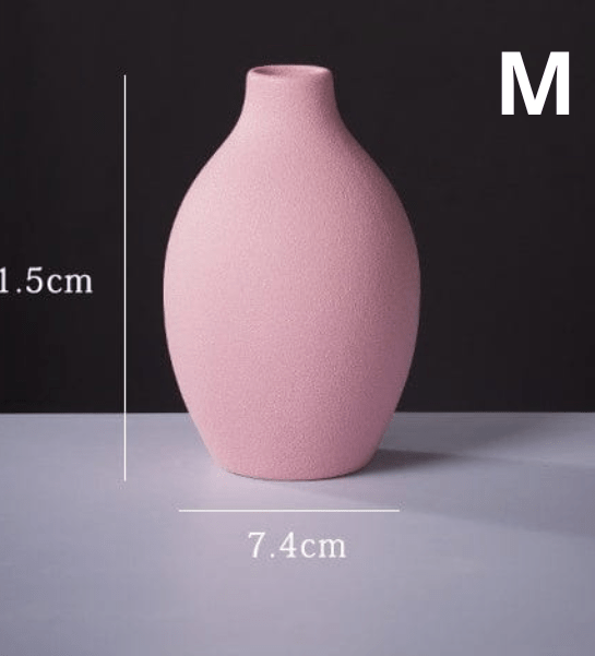 ElegantVase vase M Vase en céramique mat coloré - Élégance contemporaine