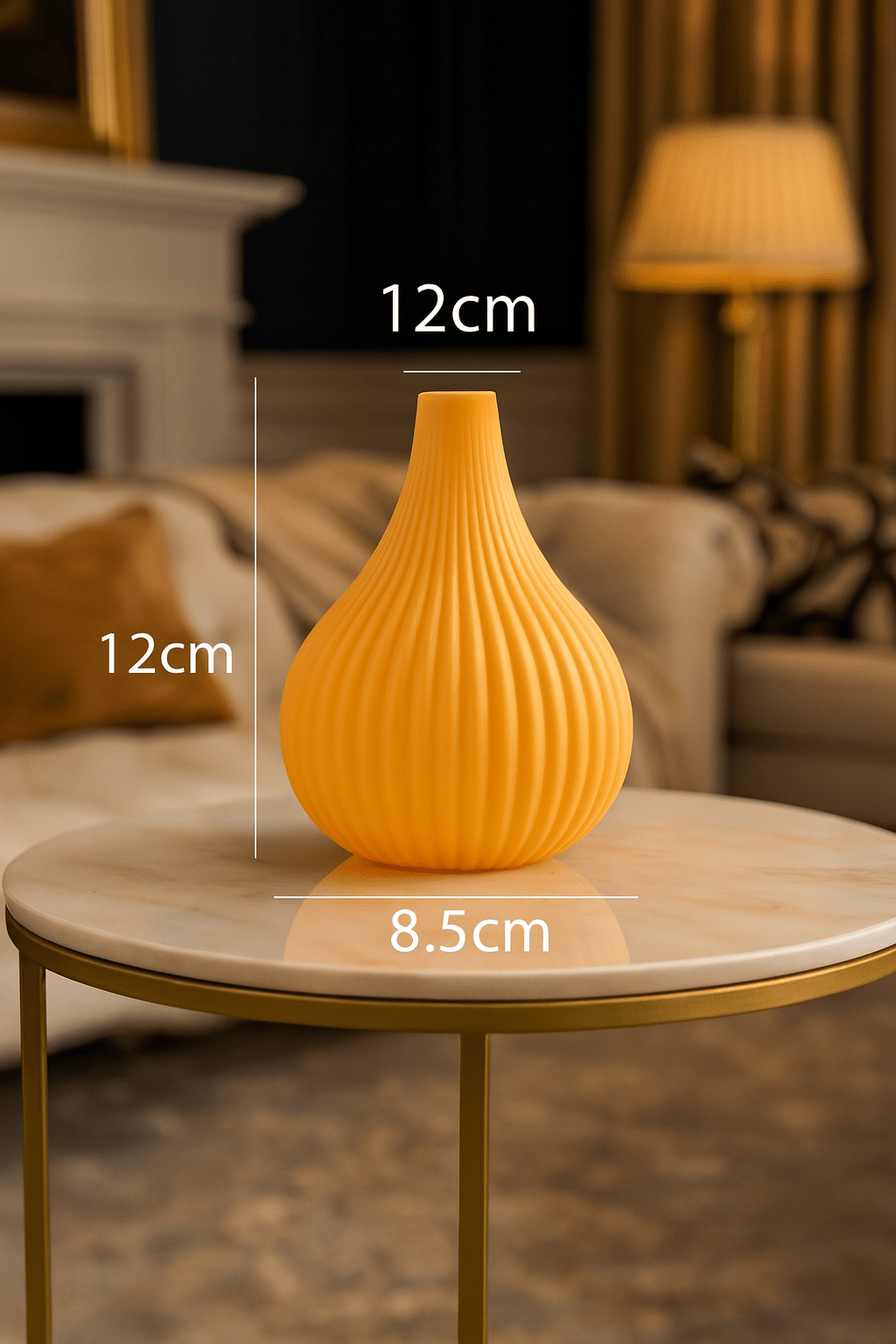 ElegantVase vase Orange Ac Vase Céramique Design Coloré Scandinave