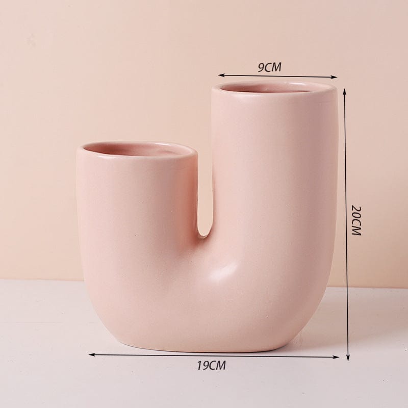 Vase céramique design – Formes pastel pour une déco moderne et douce