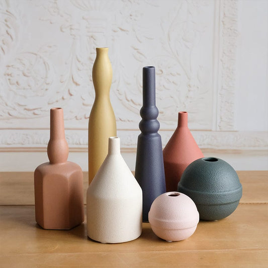 Vase en céramique coloré – Formes modernes pour déco artistique