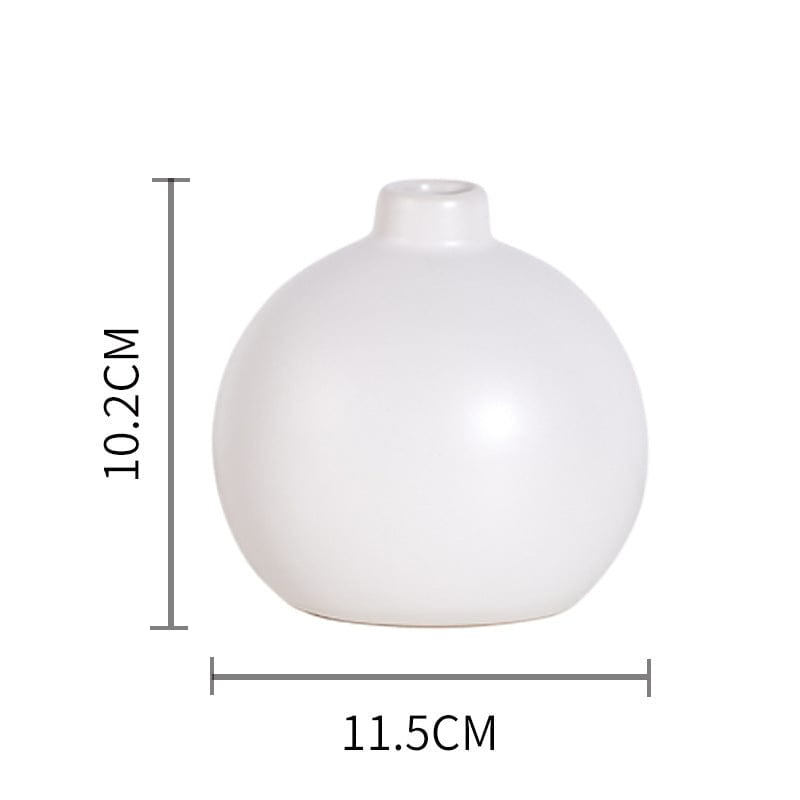 Vase céramique minimaliste – Élégance naturelle pour sublimer vos fleurs
