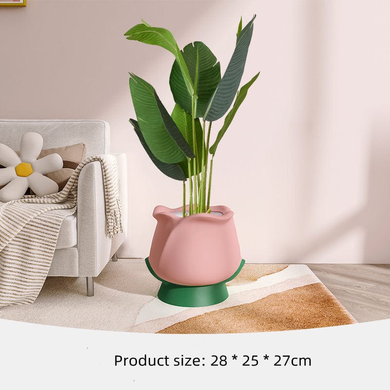 Vase fleur grand format – Cache-pot original pour déco florale unique