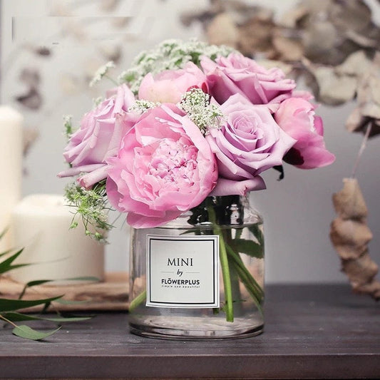 Vase en verre asymétrique – style contemporain